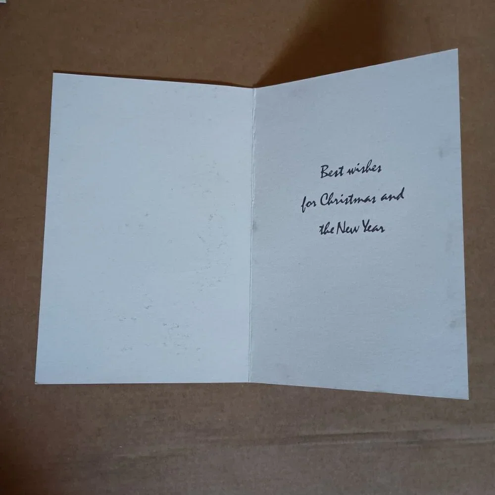 14 assorted unused vintage Christmas holiday cards with envelopes, 5 styles